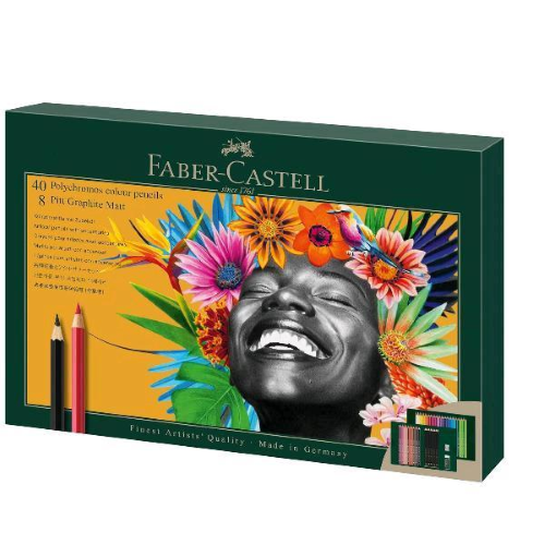 FABER CASTELL CF50MAT.POLYCHROMOSPITT GRAFITE MAT